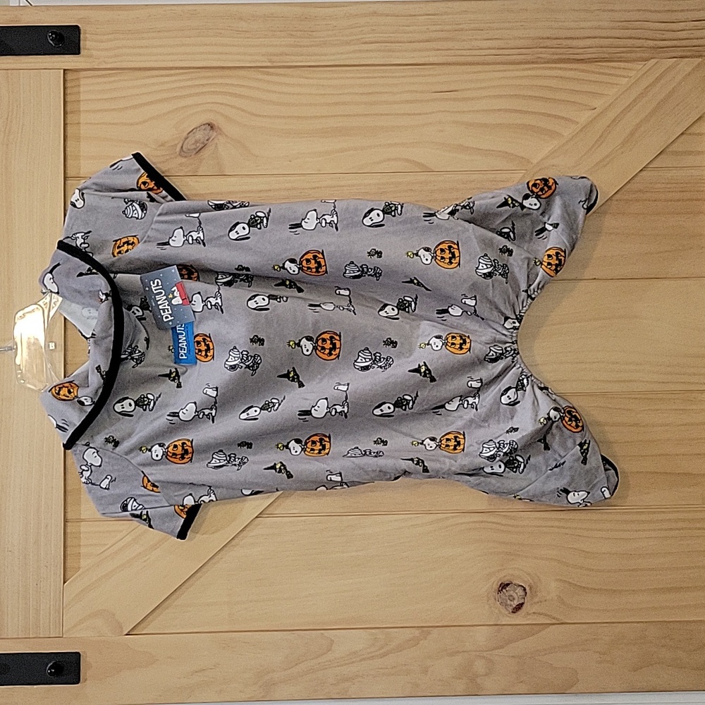 NWT | Berkshire Dog × Peanuts Fall Halloween Snoopy & Woodstock Pajamas | Large